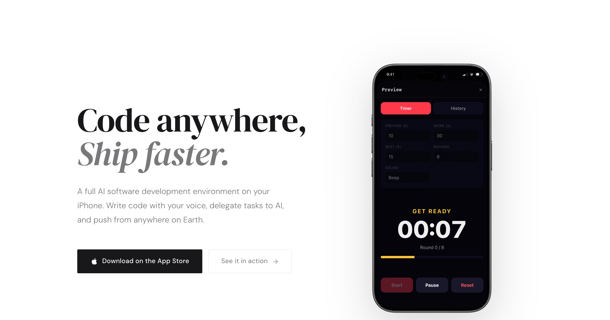 MobileCodeAI - The AI Code Editor Built for Mobile