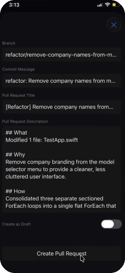 Create PR